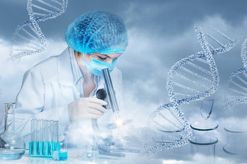 The concept of research and DNA testing .