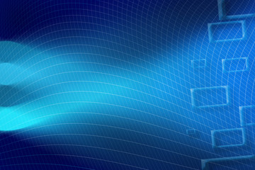 Blue cyber technology background. Innovative concept