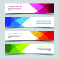 Vector Abstract banner web template