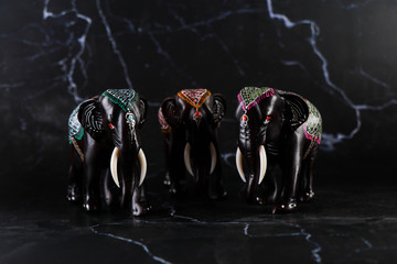 Elephant, carving, handmade crafts