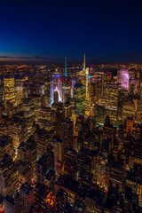Obraz premium Around Times Square at evening lighting