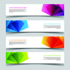 Vector Abstract banner web template