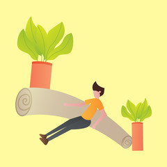 Set Of Learning Book Illustration template. Online education. Modern flat design concept of web page design for website and mobile website. Easy to edit and customize. Vector illustration