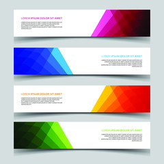 Vector Abstract banner web template