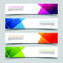 Vector Abstract banner web template