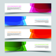 Vector Abstract banner web template