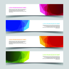 Vector Abstract banner web template