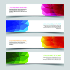 Vector Abstract banner web template