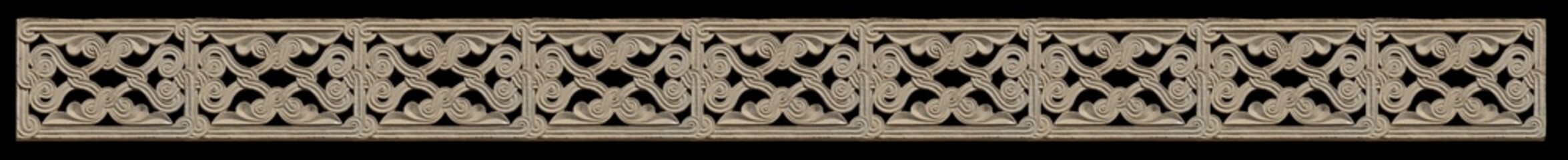 Elements of architectural decorations of buildings, gypsum stucco, plaster ornaments and patterns, wall texture. On the streets in Georgia, public places. © Kozlik_mozlik