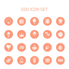 Training icon related to online learning, such as events, gifts, and breaks.