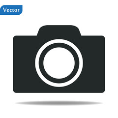 Camera icon vector illustration. Photo camera sign.