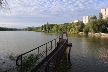 bridge over the river