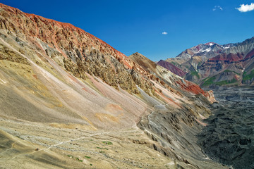 Landscape on the way to Lenin Peak.