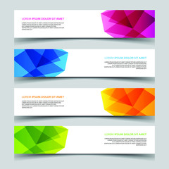 Vector Abstract banner web template