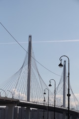Obraz premium Cable-stayed bridge