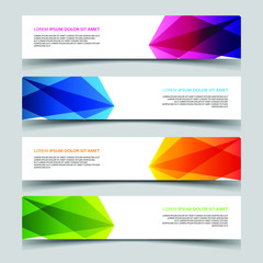 Vector Abstract banner web template