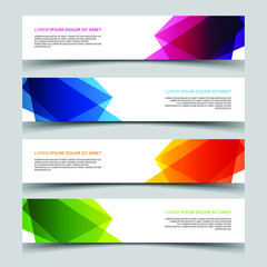 Vector Abstract banner web template