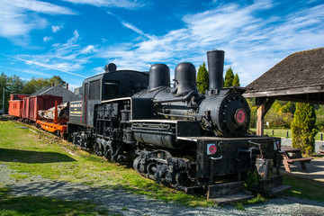 Old steam locomotive