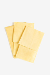 Cloth beeswax food storage wrap ecological alternative to plastic cling wrap