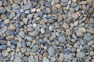 Abstract background with round peeble stones