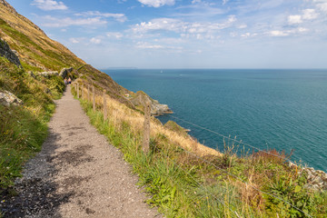 Obraz premium Cliff walk trail in Bray