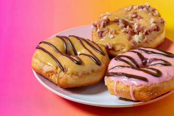 Colorful Doughnut Stack