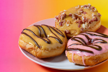 Colorful Doughnut Stack
