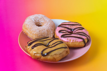 Colorful Doughnut Stack