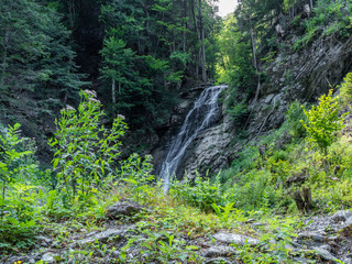 Waterfall on the Tamina Gorge near Bad Ragaz in Switzerland - 2