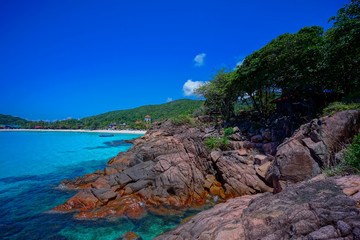 Fototapeta na wymiar Landscape of beautiful tropical beach at Redang island, Malaysia