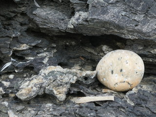 Sad stone. Sardinia island