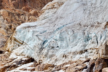 Angel Glacier on Mount Edith Cavell in Jasper National Park
