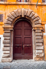 Old and beautiful ornate door
