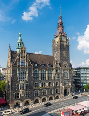 Fototapeta premium Das alte Rathaus in Wuppertal-Elberfeld; Deutschland