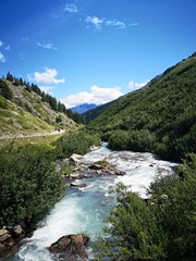 Fototapeta na wymiar River in the mountains 
