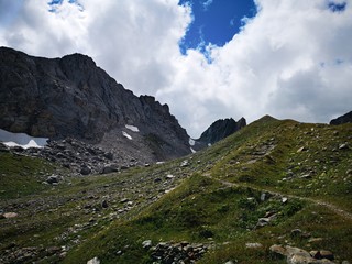 Landscape in the mountains 