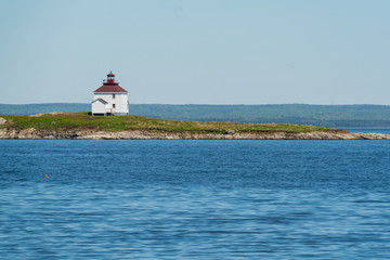 Fototapeta na wymiar Queensport Lighthouse Nova Scotia