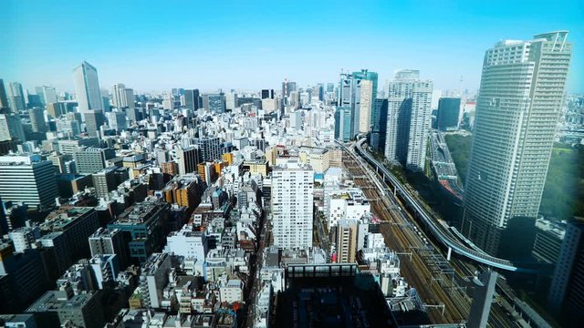 4k　東京風景　タイムラプス