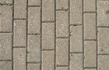 Background of stone walkway with leaves. Stone background
