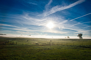 Contrails in the Country
