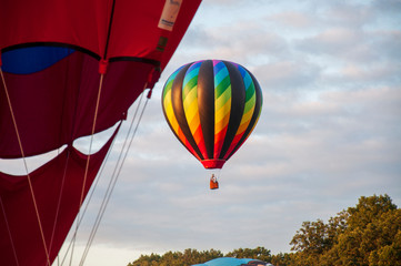 Obraz premium Beautiful Colorful Hot Air Baloon-Nine