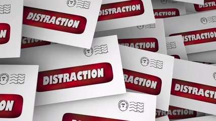 Distraction Annoying Direct Mail Junk Envelopes 3d Animation.mov