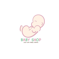 baby graphic icon symbol logo