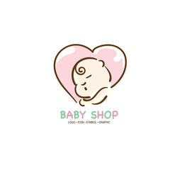 baby graphic icon symbol logo