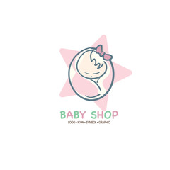 baby graphic icon symbol logo