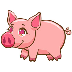 pig vector clipart