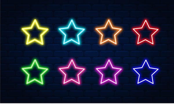 Neon on sale led star