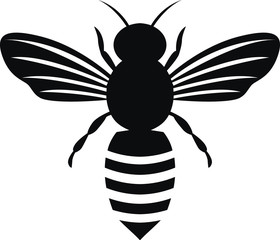 Bee. Hornet. Vector Image.