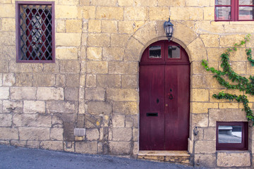 Old and weathered doors of Malta