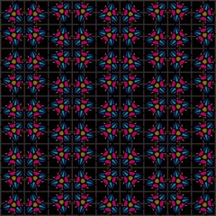 The Amazing Colorful Abstract Pattern Wallpaper in the Dark Background